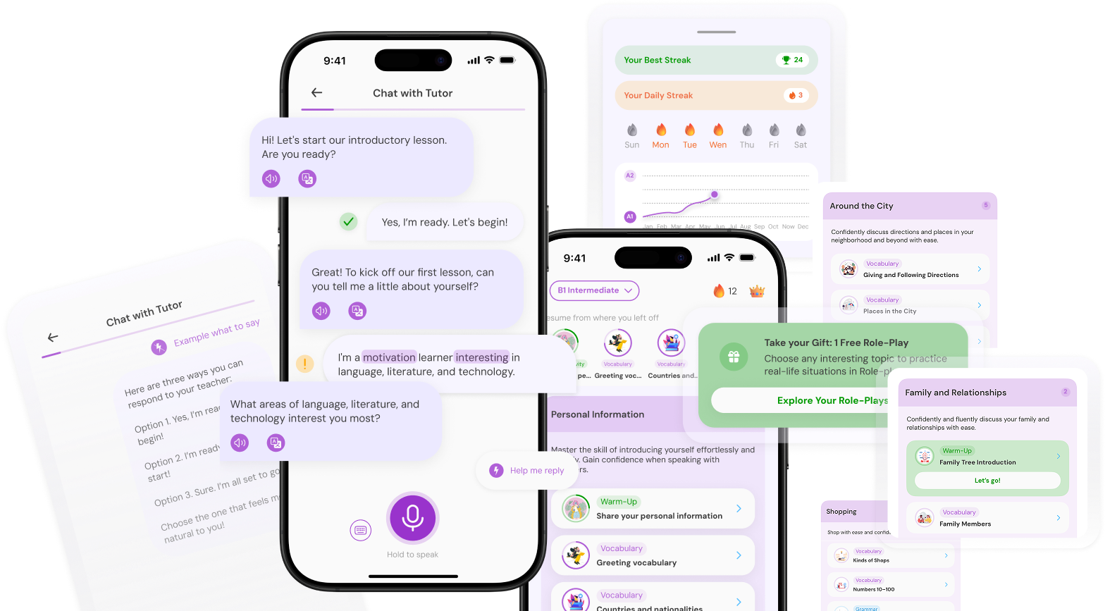 Moviqo AI App Screens